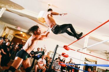 Darby Allin Springs Off The CEILING To Coffin Drop Zachary Wentz - Limitless Wrestling (AEW, Impact)