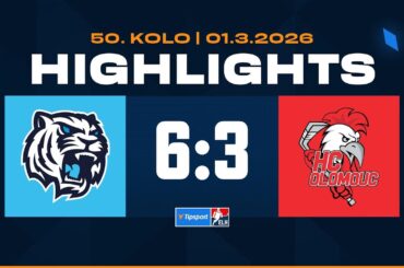 Highlights | Bílí Tygři Liberec vs. HC Olomouc 6:3 | 01.03.2026