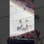 Seattle Kraken Joey Daccord stops Washington Capitals Connor McMichael one on one #nhl #hockey