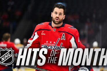 February’s Hardest NHL Hits: Wilson, Celebrini & Crunch Time
