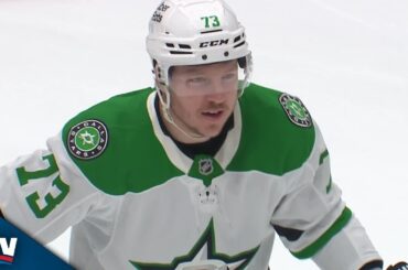 Adam Erne's Shot Bounces Off End Boards And Nikita Tolopila For Bizarre Goal