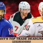 DETROIT RED WINGS TOP NHL TRADE DEADLINE TARGETS