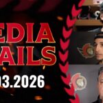 Thomas Chabot, Dylan Cozens, and Travis Green Pregame Media Availability 📺