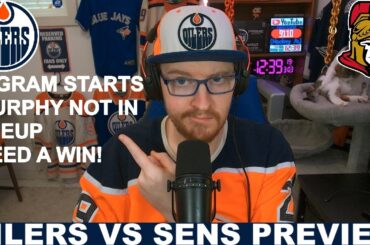 Pre-Game Report: Edmonton Oilers vs Ottawa Senators
