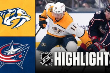 Predators vs. Blue Jackets | NHL Highlights | March 03, 2026