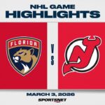 NHL Highlights | Panthers vs. Devils - March 3, 2026