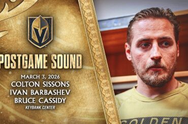 🎥 POSTGAME SOUND: Sissons, Barbashev & Cassidy