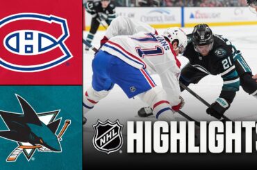 Canadiens vs. Sharks | NHL Highlights | March 03, 2026