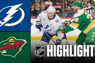 Lightning vs. Wild | NHL Highlights | March 03, 2026