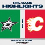 NHL Highlights | Stars vs. Flames - March 3, 2026
