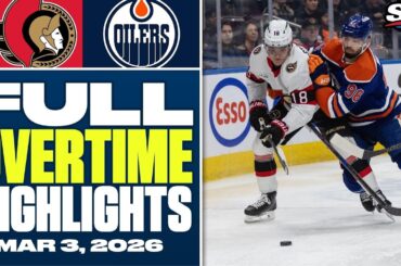 Ottawa Senators at Edmonton Oilers | FULL Overtime Highlights - March 3, 2026