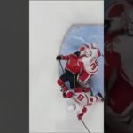 Don’t come in John Gibson’s crease without an invitation 😂