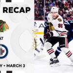 Blackhawks at Jets Game Highlights | 3.3.26