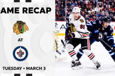 Blackhawks at Jets Game Highlights | 3.3.26