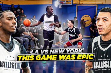 Frank Nitty Makes His RETURN vs Jahvon Quinerly In EPIC Match Up | LA vs New York 3v3