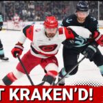 GOT KRAKEN'D! Carolina Hurricanes' Winning & Point Streak Snapped After 2-1 Loss