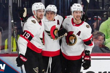 Drake Batherson Finishes Off Senators' Pretty Passing Play With Wicked Wrister