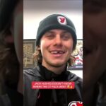 Jack Hughes has NO IDEA where the Golden Goal puck is!