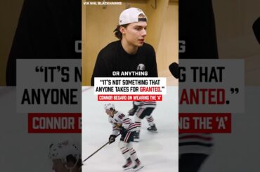 Connor Bedard REACTS to Officially Wearing the ‘A’ for the Chicago Blackhawks💪