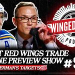 NHL TRADE DEADLINE PREVIEW - YZERMAN'S RED WINGS TARGETS - Winged Wheel Podcast - Mar. 4th, 2026
