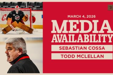 Sebastian Cossa, Todd McLellan Morning Skate Media | March 4, 2026