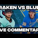 Seattle Kraken Vs St. Louis Blues LIVE COMMENTARY! | 2025-26 NHL Season
