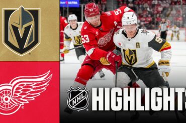 Golden Knights vs. Red Wings | NHL Highlights | March 04, 2026
