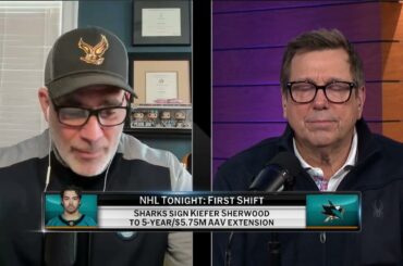 Kiefer Sherwood signs five-year extension with San Jose Sharks