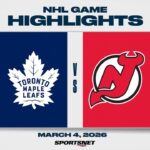 NHL Highlights | Maple Leafs vs. Devils - March 4, 2026