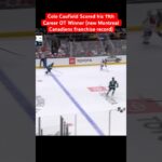 Cole Caufield Scored his 11th Career OT Winner (new Montreal Canadiens franchise record)