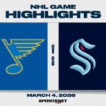NHL Highlights | Blues vs. Kraken - March 4, 2026