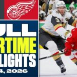 Vegas Golden Knights at Detroit Red Wings | FULL Overtime Highlights - March 4, 2026