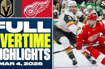 Vegas Golden Knights at Detroit Red Wings | FULL Overtime Highlights - March 4, 2026