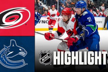Hurricanes vs. Canucks | NHL Highlights | March 04, 2026