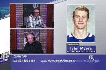 Tyler Myers on his trade to the Dallas Stars