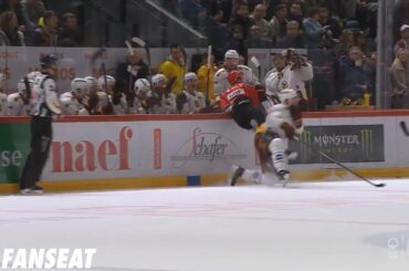 Blessure de Hartikainen  dans le match Lausanne vs Geneve Servette