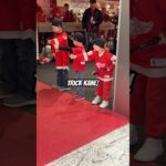 Trick Kane is back in action ahead of the Red Wings game at Little Caesars Arena