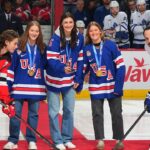 U.S. Women's Hockey Team honored with Jack Hughes & Matthews