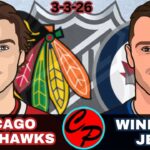 CHICAGO BLACKHAWKS vs WINNIPEG JETS NHL HOCKEY LIVE GAME CAST & AUDIO