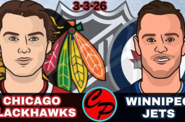 CHICAGO BLACKHAWKS vs WINNIPEG JETS NHL HOCKEY LIVE GAME CAST & AUDIO