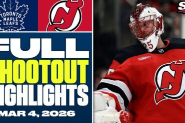 Toronto Maple Leafs at New Jersey Devils | FULL Shootout Highlights - March 4, 2026
