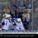 Jonathan Drouin scores nifty goal in OT as the Tampa Bay Lightning beat the Colorado Avalanche 3-2