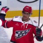 JUSTIN SOURDIF WINS IT 🔥 Sourdif buries it for the Capitals for the OT Winner! Canes vs Capitals
