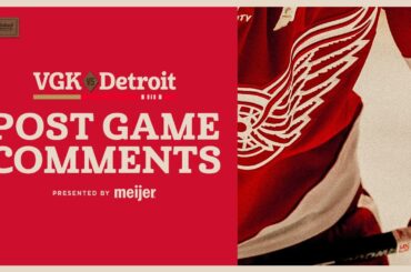 Alex DeBrincat, Lucas Raymond, Todd McLellan Post Game Comments vs. VGK | March 4, 2026