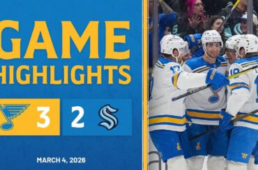 Game Highlights: Blues 3, Kraken 2