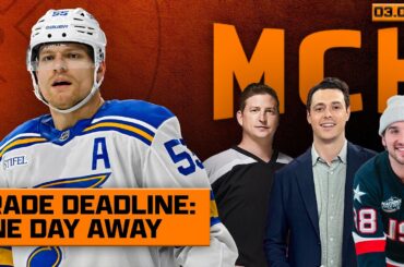 Trade Deadline: One Day Away ft. Colby Armstrong | Morning Cuppa Hockey