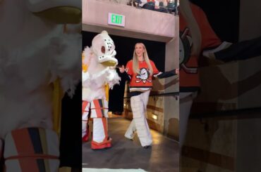 Charlotte Flair at Anaheim Ducks Game! 🏒
