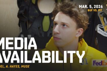 Kindel, A. Hayes, Muse Media Availability (3.5.26) | Pittsburgh Penguins