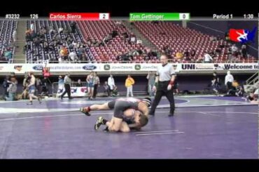 FSN 126: Carlos Sierra (world class) vs. Tom Gettinger (Fayette County Wrestling Club)