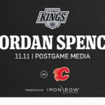 Defenseman Jordan Spence | 11.11.24 LA Kings lose to Calgary Flames